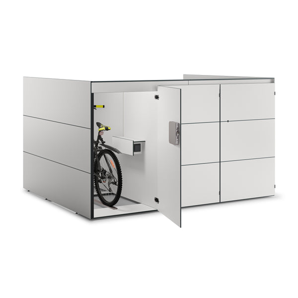 HPL BikeBox Tripple für 3 Fahrräder kaufen