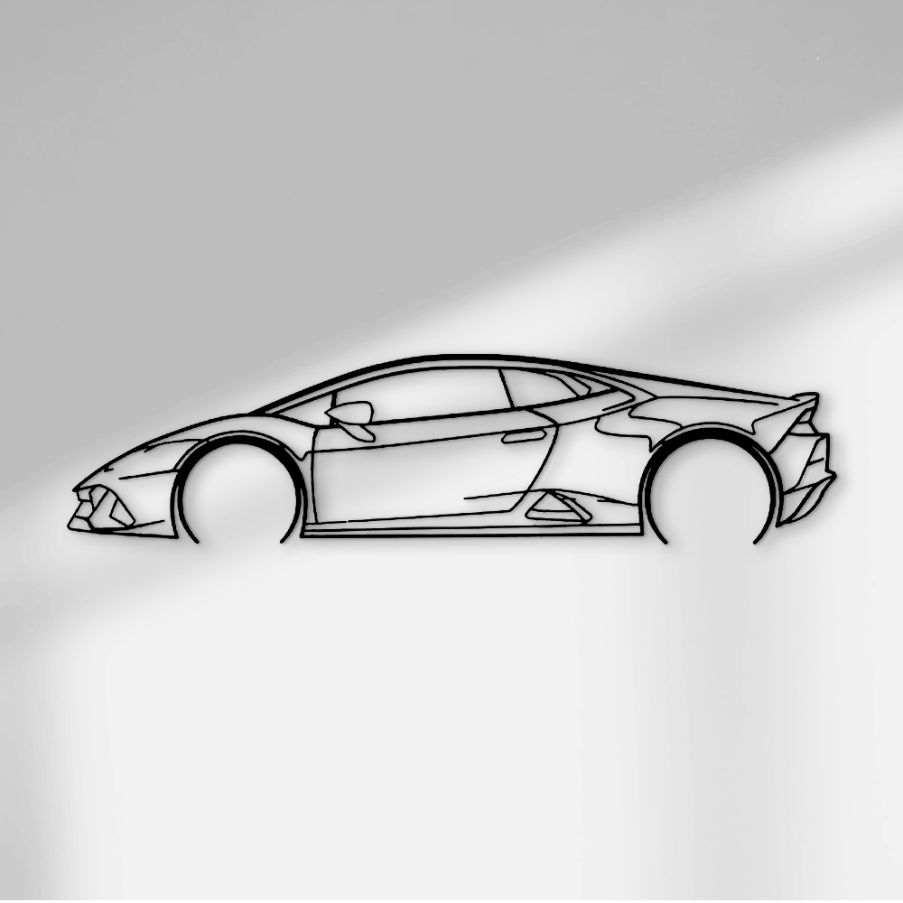 Lamborghini Huracan Peça decorativa de metal