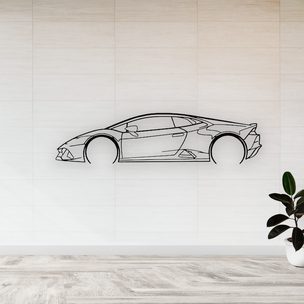 Lamborghini Huracan Peça decorativa de metal